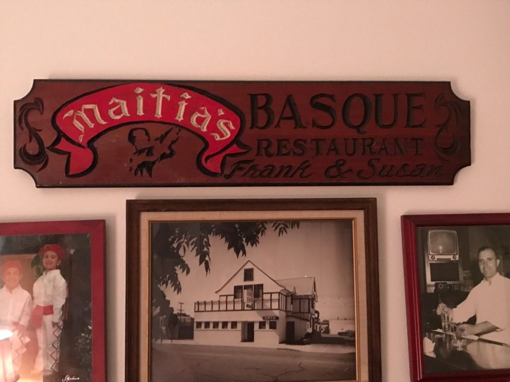 Maitia's Basque Restaurant - Frank & Susan